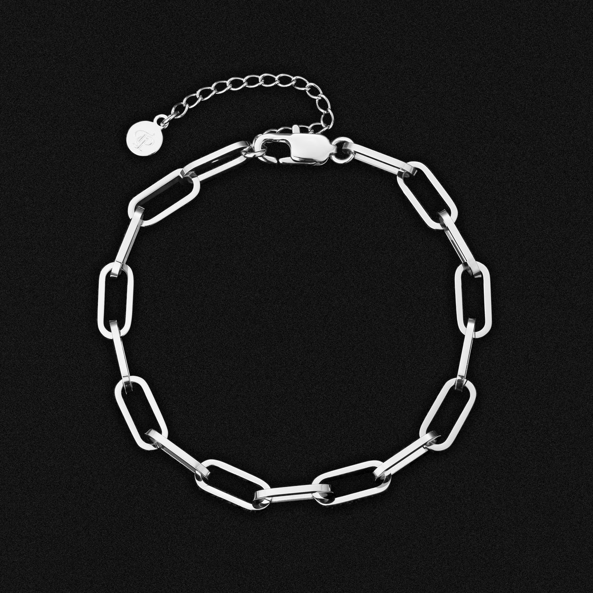 Silver Paperclip Bracelet (6MM)