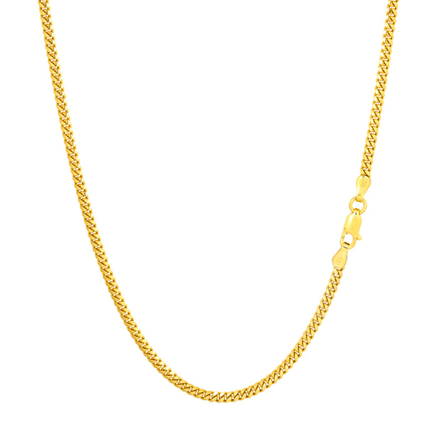 18K Gold Miami Cuban Chain - Mens Gold Link Chain | By Twistedpendant