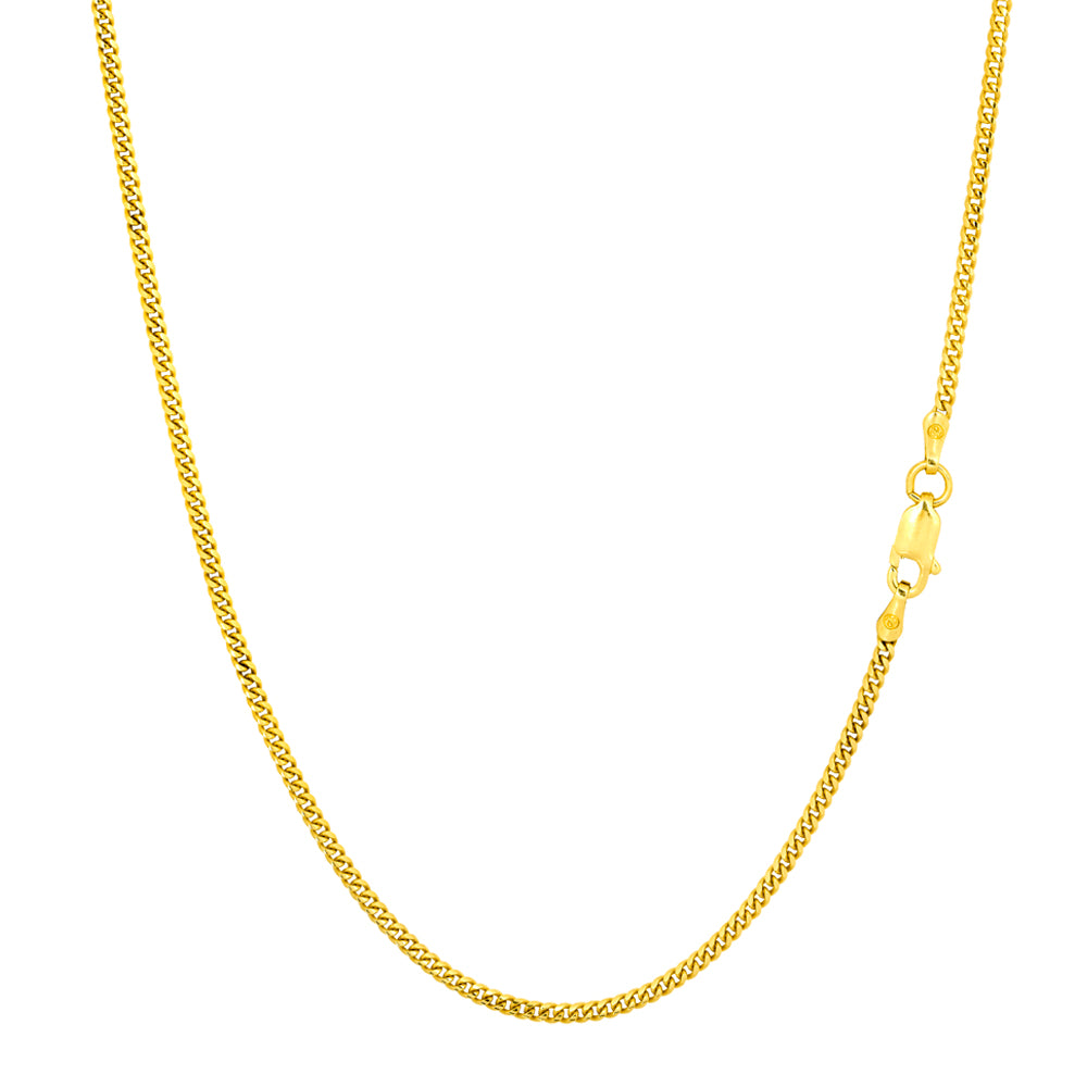 Thin Gold Miami Cuban Chain - Mens Gold Link Chain | By Twistedpendant