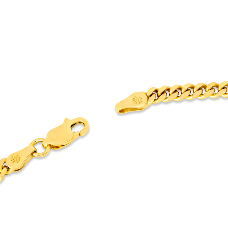 Thin Gold Miami Cuban Chain - Mens Gold Link Chain | By Twistedpendant