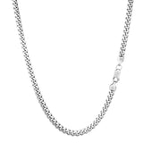 Mens Necklace - Silver Miami Cuban Link Chain | By Twistedpendant