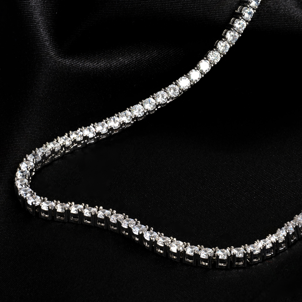 Silver Diamond Tennis Bracelet for Men - Tennis Bracelets | Twistedpendant