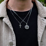 Silver Necklaces For Men - Mens Necklace Pendant | By Twistedpendant