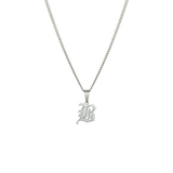 Mens Initial Necklace - 18K Gold Letter Necklace Gifts | Twistedpendant