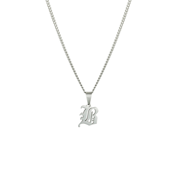 Mens Initial Necklace - Letter Necklaces for Men Gifts | Twistedpendant