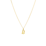 Gold Initial Necklace For Men - Mens Initial Pendant By Twistedpendant