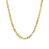 18k Gold Franco Chain (4MM) - Mens Gold Chains | Twistedpendant
