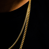 18K Gold Plated Miami Cuban Chain - Mens Gold Chain By Twistedpendant
