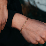 Men's Gold Rope Bracelet (2.5mm) - Gold Bracelet For Men | Twistedpendant