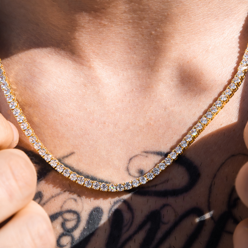 Silver Tennis Chain 3MM