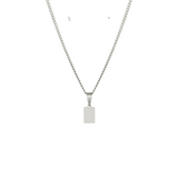 Minimalist Mini Bar Pendant Necklace - Men's Gold Necklace | Twistedpendant