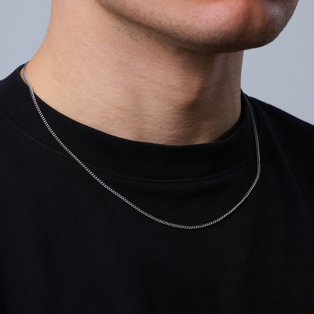 Silver Connell Chain (2MM) - Men's Silver Connell Chain | Twistedpendant