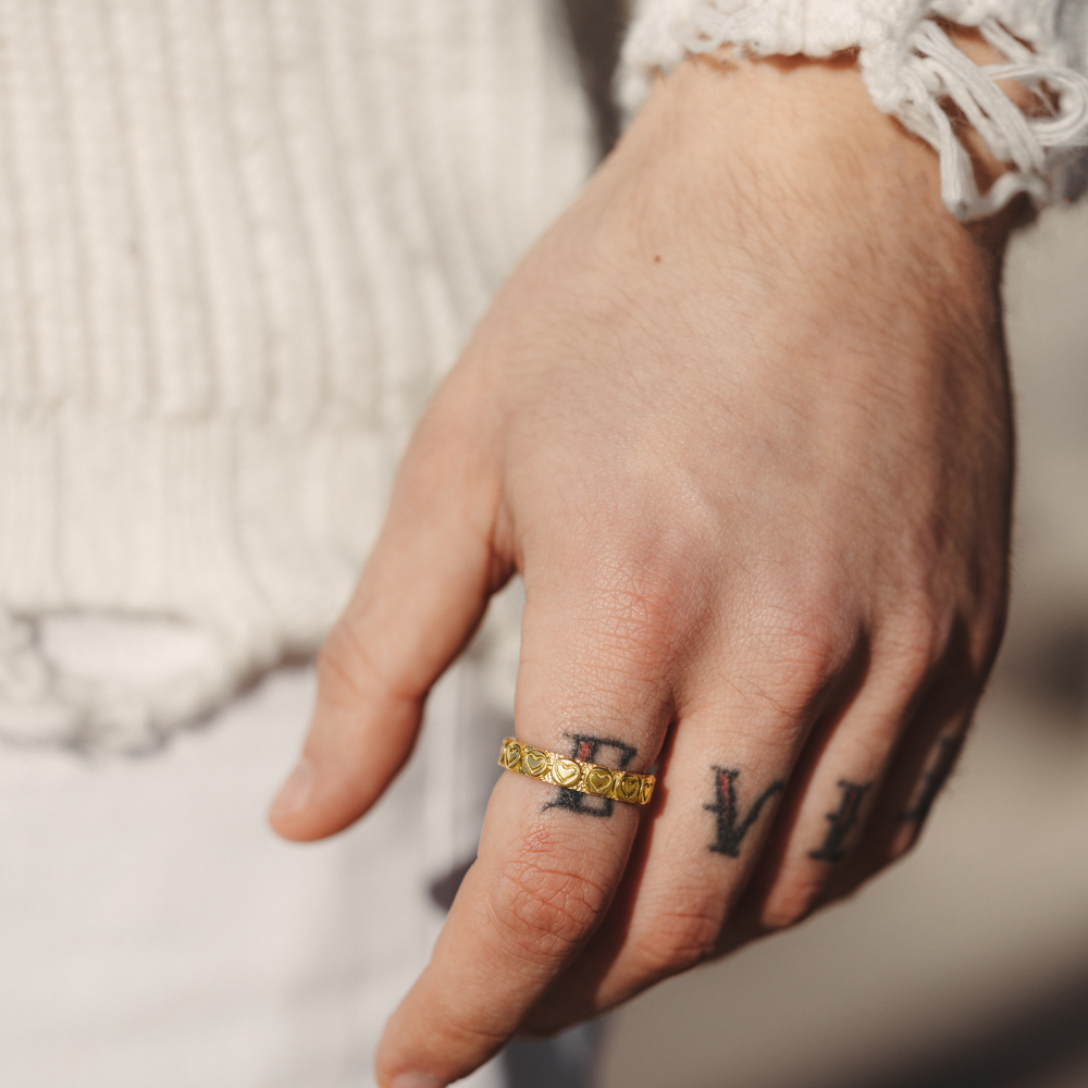 Silver Love Heart Ring - Valentines Jewellery Gifts By Twistedpendant
