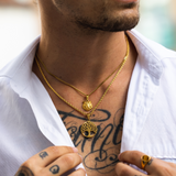Men's Gold Tree Of Life Pendant - Men's Gold Necklace | Twistedpendant