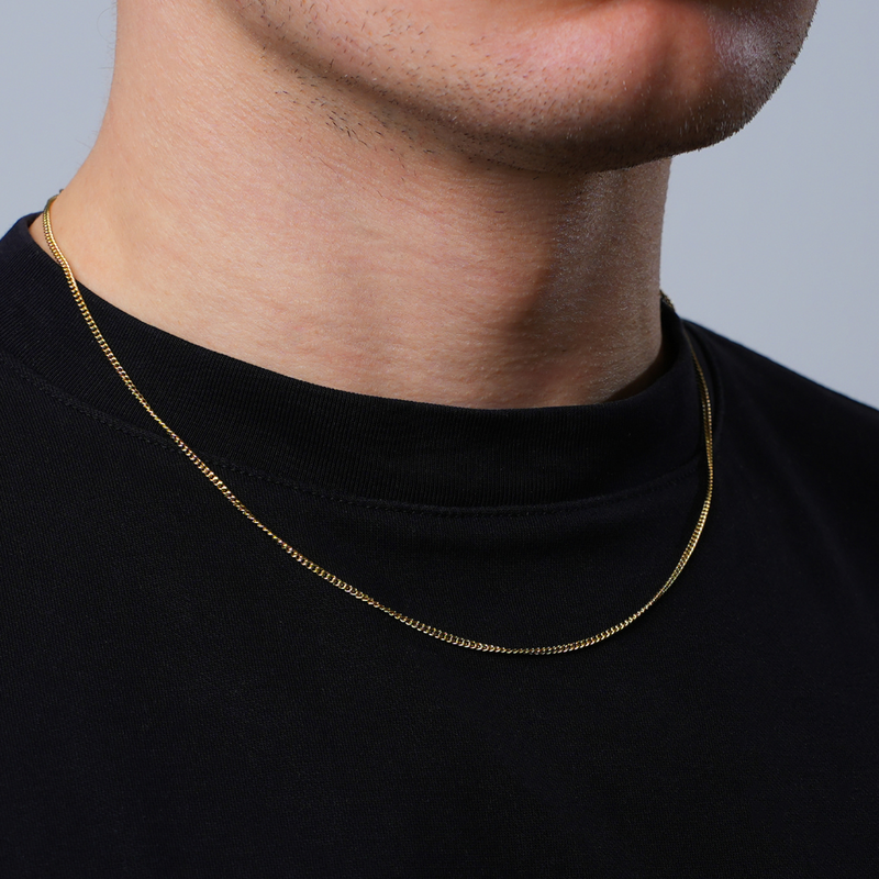Mens gold chain choker online
