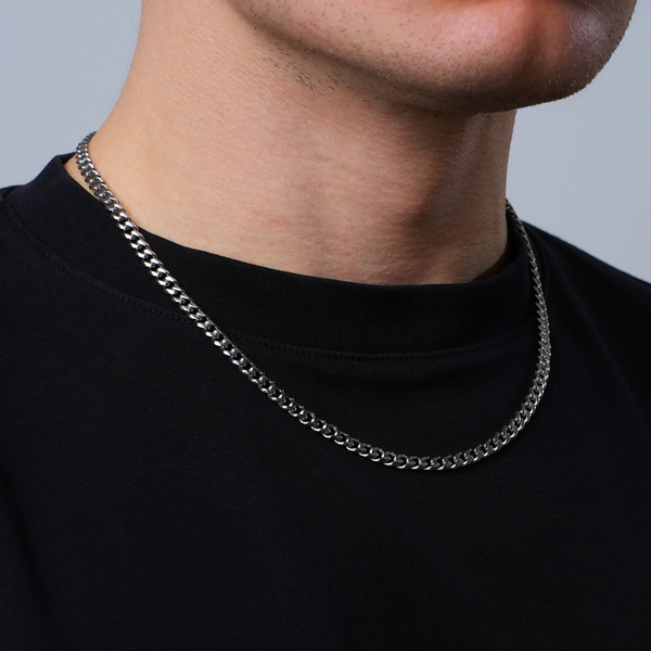 Dark Cuban Link Chain for Men (12mm) - Gifts for Him