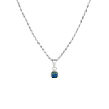 Mini Lapis Lazuli Pendant | Gold Necklace For Men - By Twistedpendant