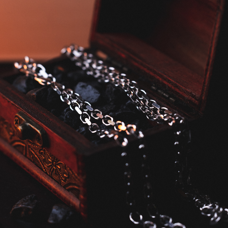 Silver Rolo Bracelet Chain - Mens Bracelets - By Twistedpendant