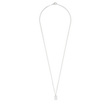 Minimalist Mini Bar Pendant Necklace - Men's Silver Necklace | Twistedpendant