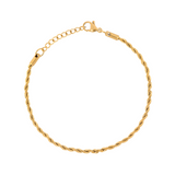 Men's Gold Rope Bracelet (2.5mm) - Gold Bracelet For Men | Twistedpendant