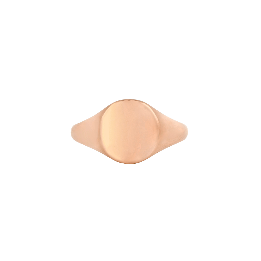 Rose Gold Signet Ring Men - Mens Rose Gold Rings | By Twistedpendant