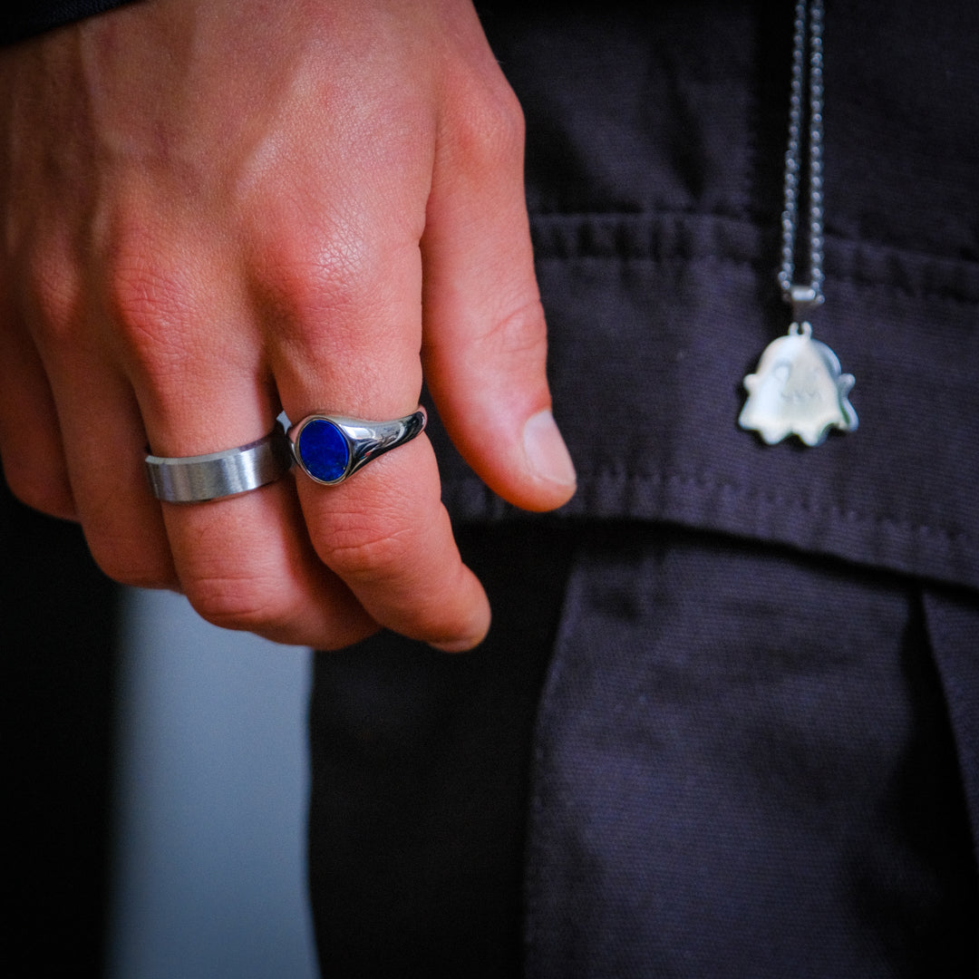Men's Silver Ring - Buy World-Class Men's Silver Band Rings | Twistedpendant