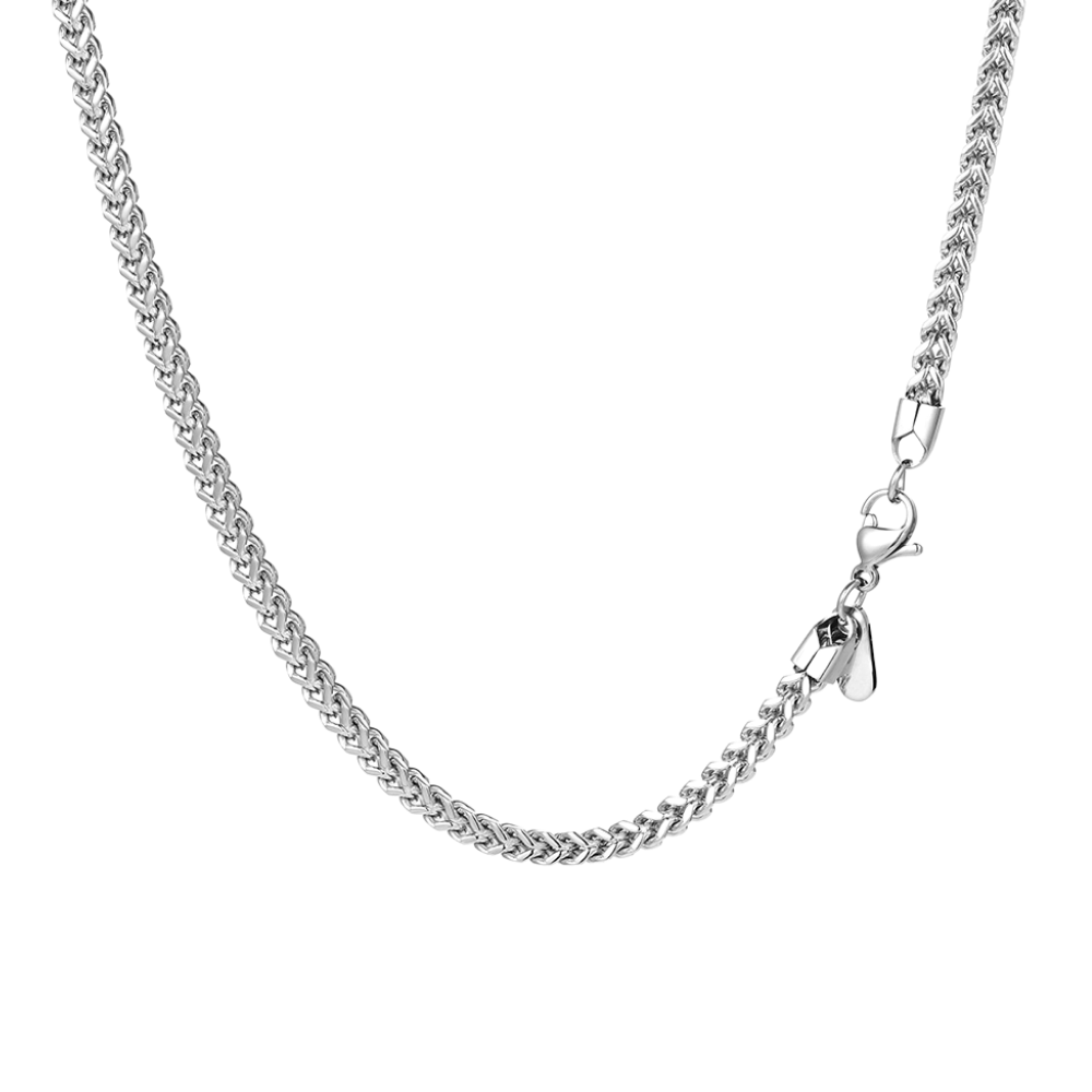 Handmade Silver Franco Chain (4MM) - Men's Silver Franco Chain | Twistedpendant