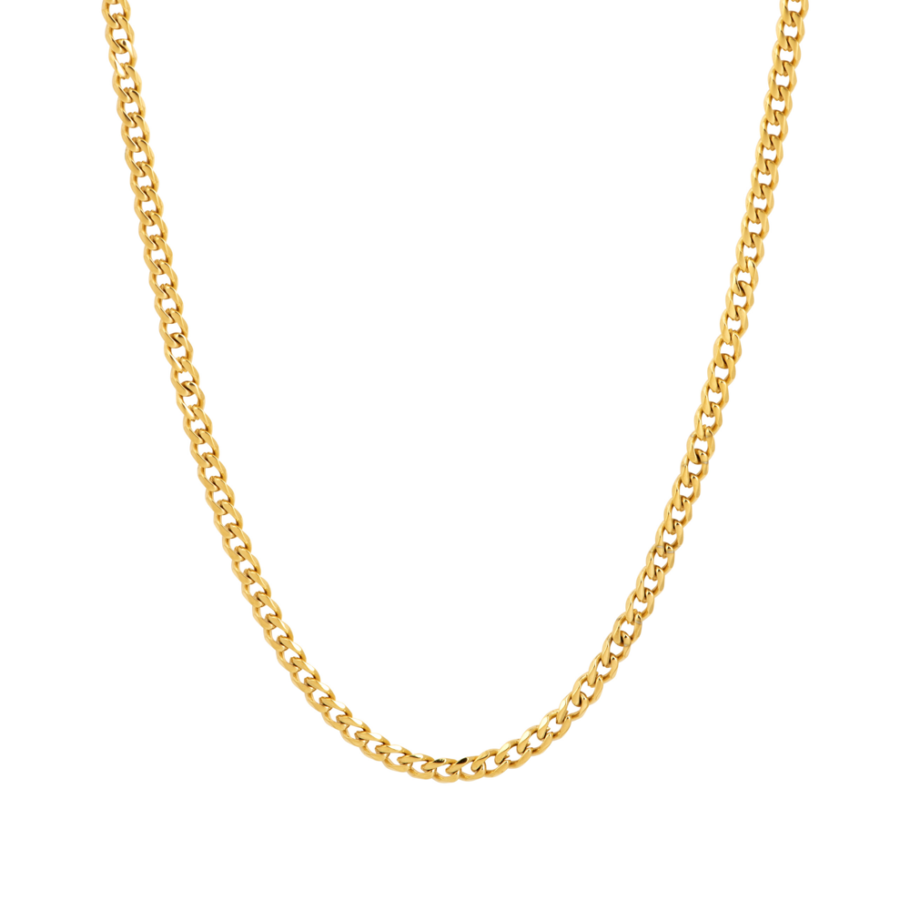 Thin Silver Cuban Chain (3MM) For Men - Multiple Sizes | Twistedpendant