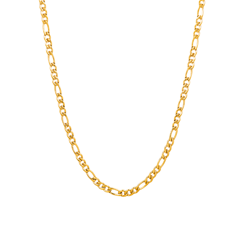 Thin Silver Figaro Chain (3MM) For Men - Mens Necklaces | Twistedpendant