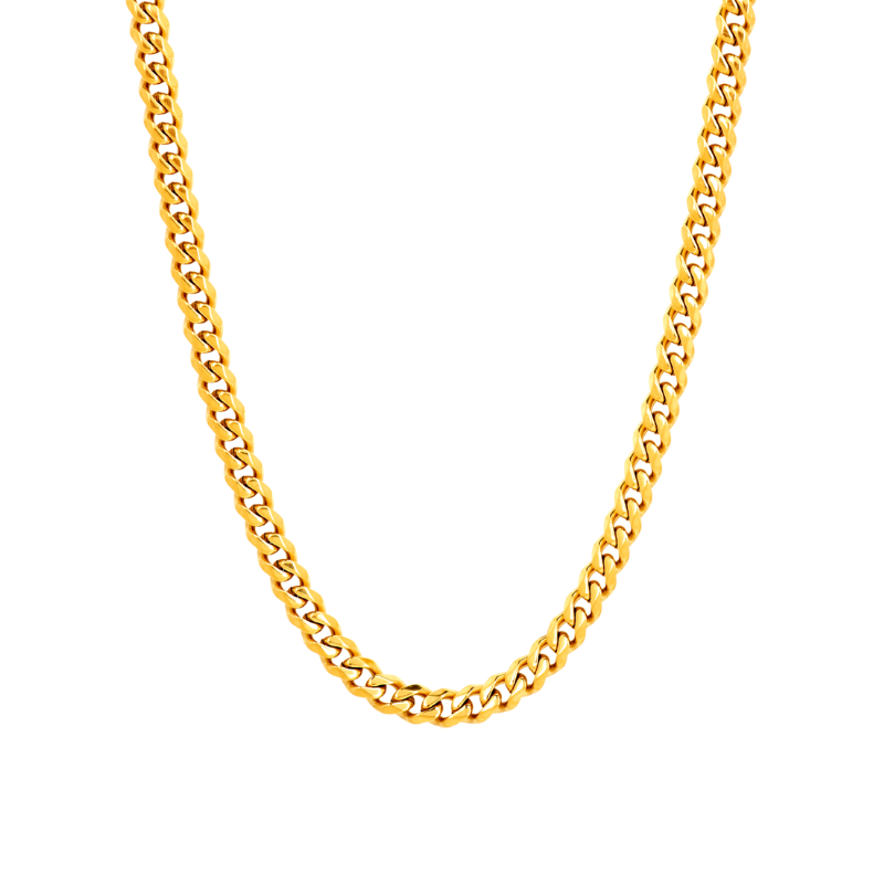 Mens Silver Cuban Chain (5MM) - Mens Necklace Chains | Twistedpendant