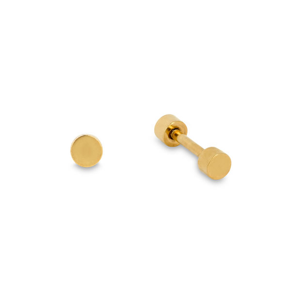 Gold Stud Earrings - Mens Stud Earrings | Twistedpendant