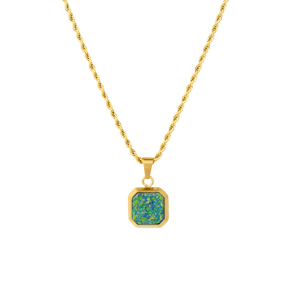 Mens opal jewelry necklace deals