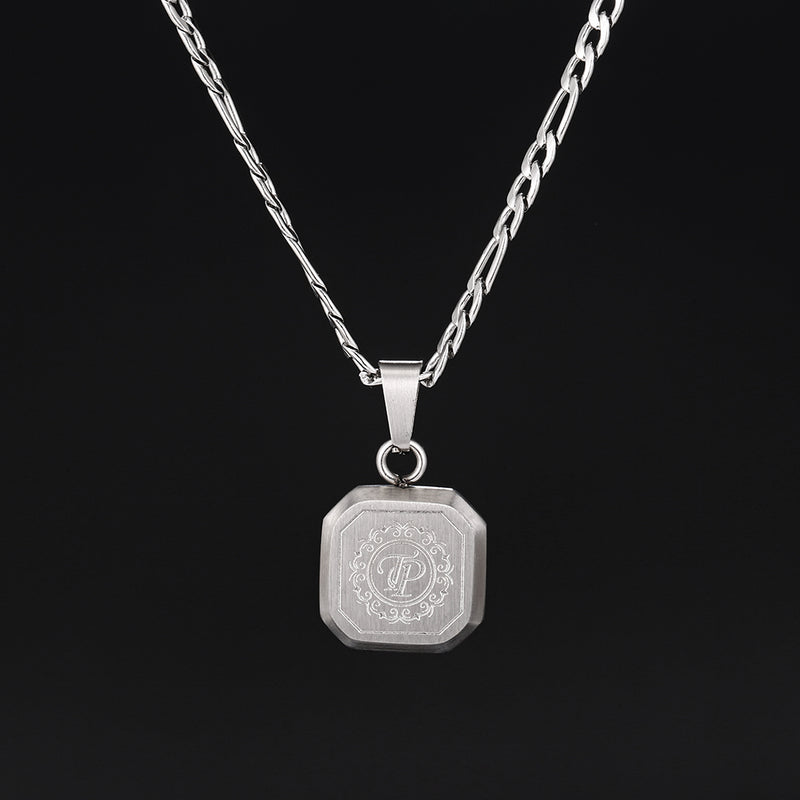 Mens Opal Necklace - Silver Pendant Necklace for Men | By Twistedpendant