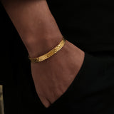 Men's Cuff Bracelets - Gold Cuff Bangle Bracelets For Men | Twistedpendant
