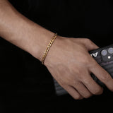 Men's Gold Figaro Bracelet (5MM) - Mens Bracelets | Twistedpendant