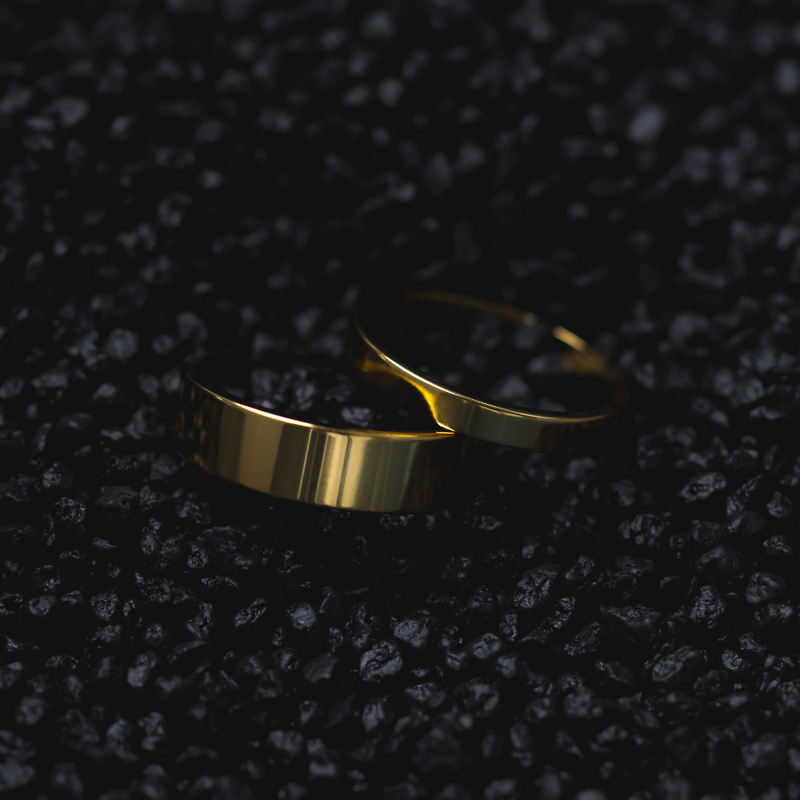 Men's minimalist wedding discount band