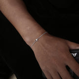 Tiny Silver Bracelet Chain - Minimalist Bracelets For Men | By Twistedpendant