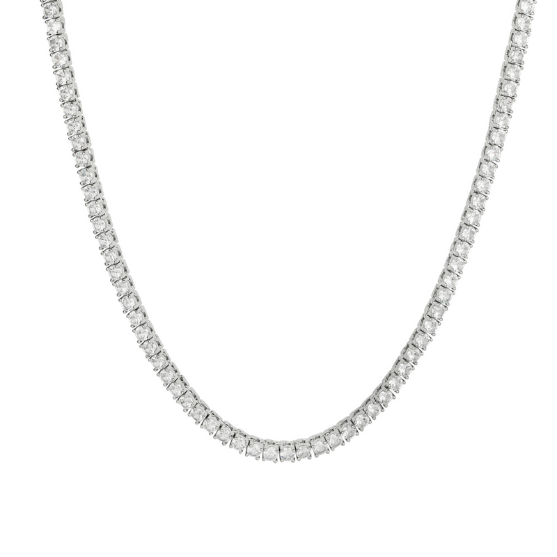 Silver Tennis Chain 3MM
