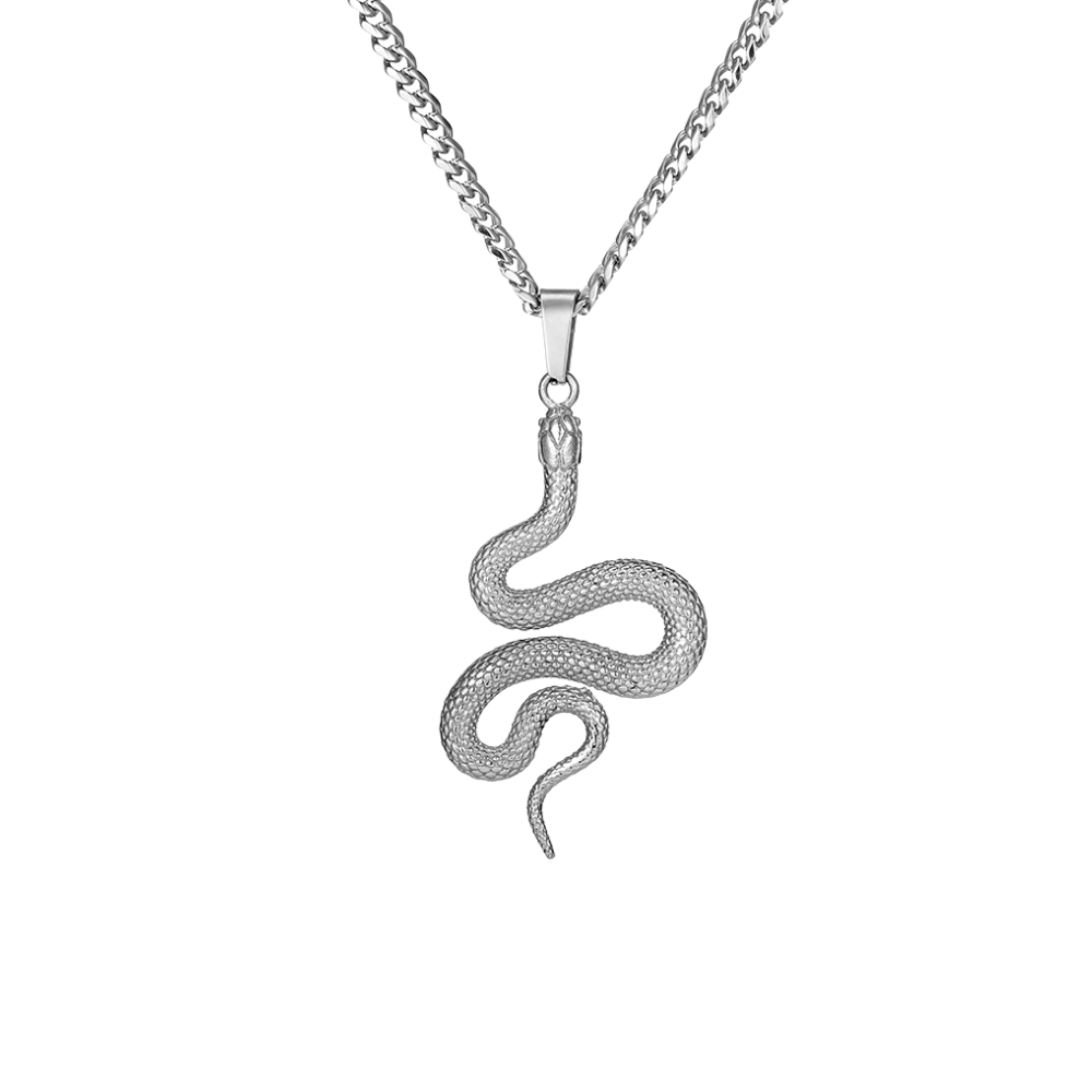 Mens Snake Pendant Necklace | Mens Necklaces | Twistedpendant
