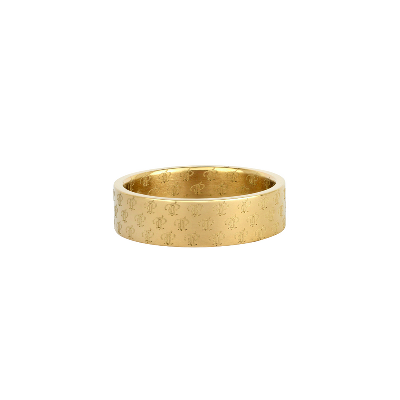 TP Band Ring - Gold | Gold Band Rings for Men | By Twistedpendant