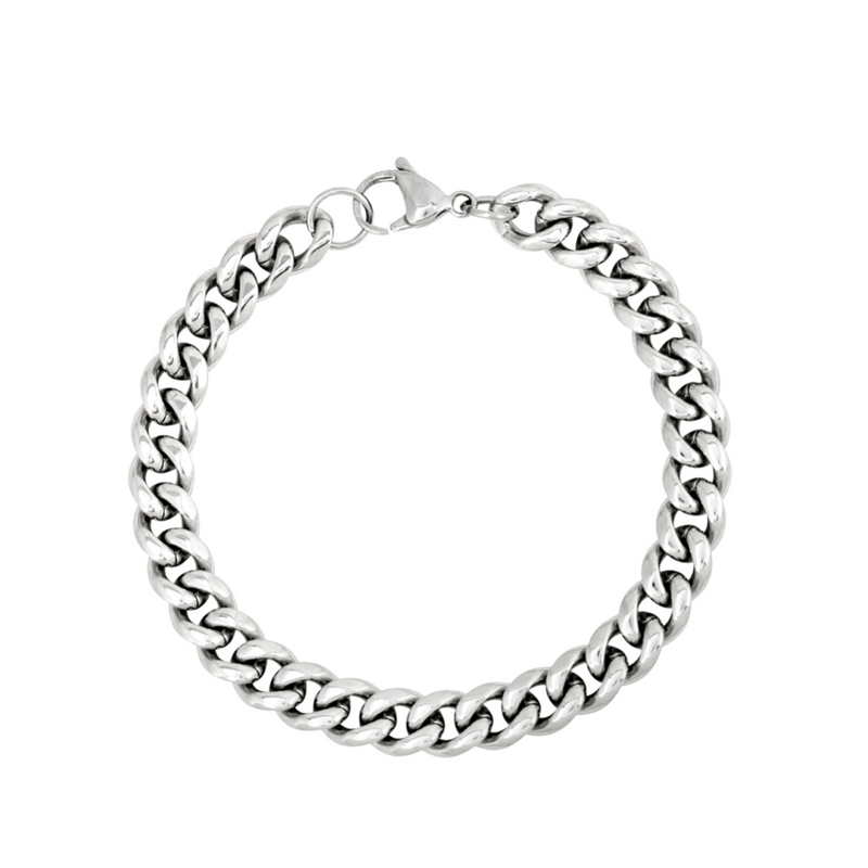 Thick silver 2025 bracelet mens