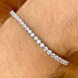 Silver Diamond Tennis Bracelet for Men - Tennis Bracelets | Twistedpendant